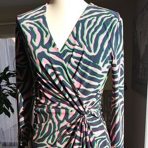 Ann Klein Wrap style dress, size 6